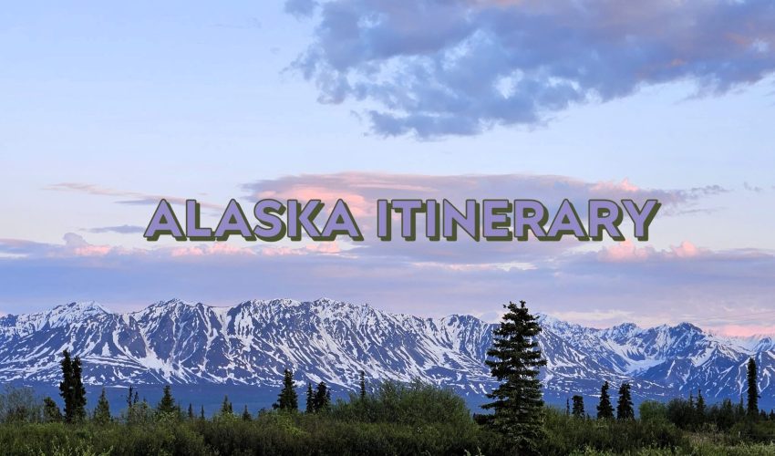 Alaska Itinerary Title Image Image illustrating Alaska 5 day itinerary