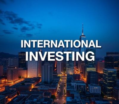 International Investing – 500×450 International investing concept with global stock markets.